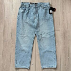 Vans Off the Wall ‘Annabelle’ Denim Baggy Blue Jeans 34” Light Wash Skater NWT